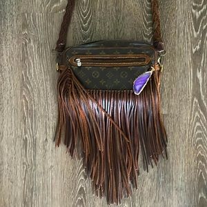 Authentic LV Boho fringe Purse